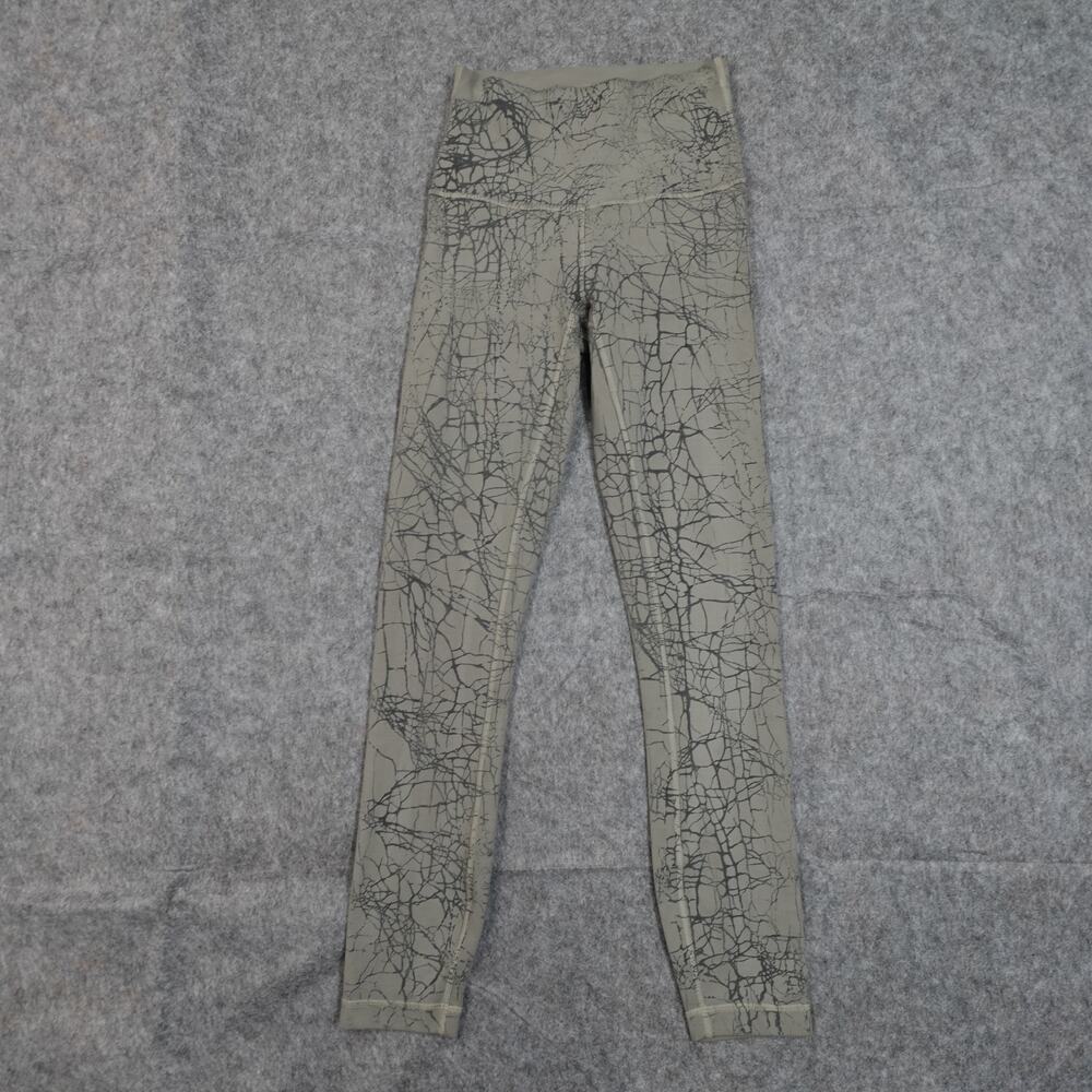 Lululemon Leggings Womens 0 Wunder Train High Rise 25" Yoga Run Thread Dye Rover